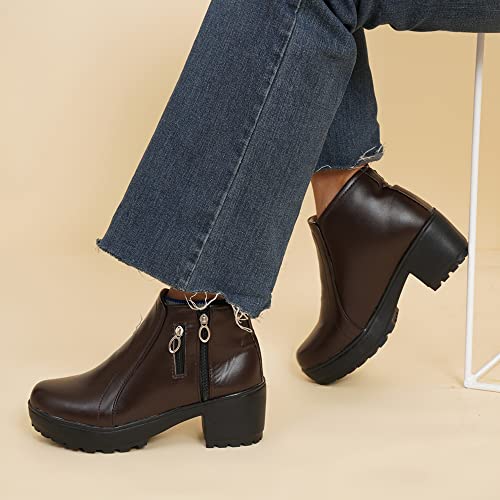 Image of XE Looks 100% Vegan Leather Trendy & Attractive Boots for Women