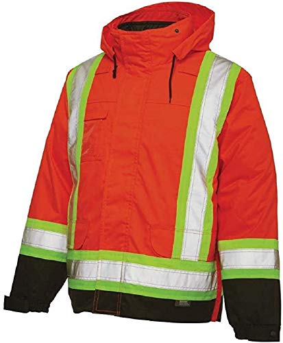 Work King Men's Hi Vis Safety Parka