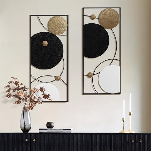 LuxenHome Metal Wall Art Set
