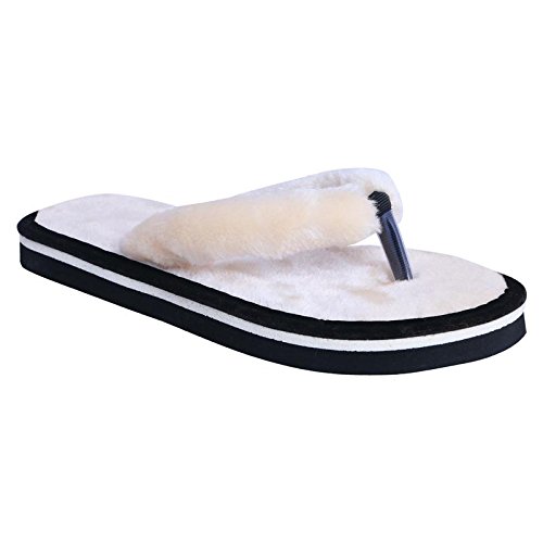Image of HD Fur Indoor & Outdoor Flip Flop Slipper for Ladies Size 36
