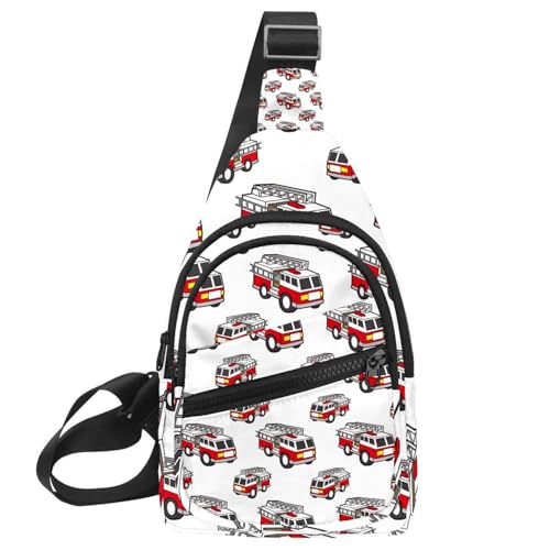 Bolsa de pecho con cremallera y 6 bolsillos para organizar todo con comodidad