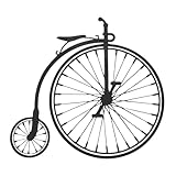 Artibetter Decoración de Pared de Metal con Diseño de Bicicleta Retro Colgante Artesanal para Interiores y Exteriores Adorno Ligero y Resistente para Hogar Jardín y Oficina