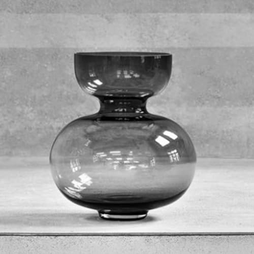 花瓶 ガラス フラワーベース グレー 透明 花器 ガラスベース ガラスボトル アレンジ インテリア グリーン 水栽培 生け花 造花 おしゃれ シンプル 大きい 一輪挿し かわいい クリア グレー 北欧 花びん ドライフラワー 新生活 リビング 寝室 玄関