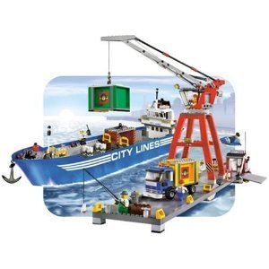 Amazon.co.jp: レゴ シティ レスキュー隊 シティの港 7994 [並行輸入品 