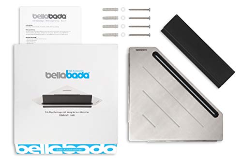 2in1 Porta bagnoschiuma da doccia angolare in