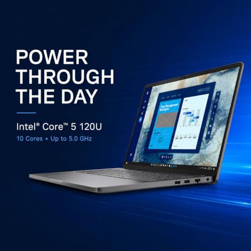 Image of Dell Pro 16 PC16250 Business Laptop, 16 inch FHD+ IPS Anti-Glare Display, Intel Core 5 120U, 64GB DDR5 RAM, 2TB NVMe SSD, Backlit Numeric Keyboard, Thunderbolt 4, Wi-Fi 6E, Windows 11 Pro