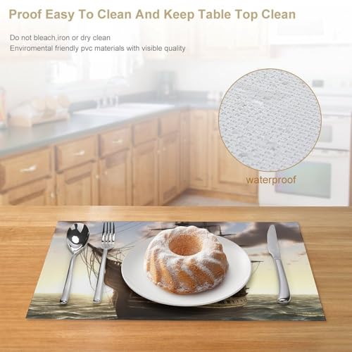 Set de table résistant à la chaleur de qualité supérieure salle à manger
