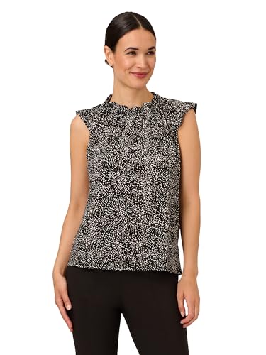 Image of Adrianna Papell Women's Ruffle Mock Neck Tank