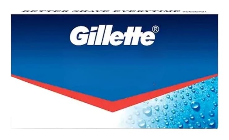 100 Gillette Double Edge Razor Blades