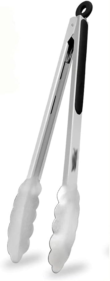 1pc Food Grade Silicone Tongs Non-Slip Heat-Resistant Serving Kitchen for Noodles Tools(16 inch)