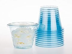 Blue cups & Flat lids