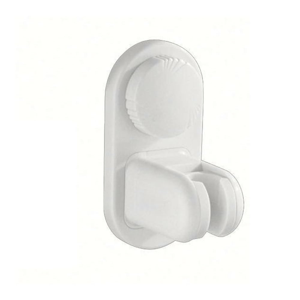 Hgniang White Holder Suction Cup Shower Holder Adjustable Head Handheld Punch-Free Multi Angle Rotation Bracket