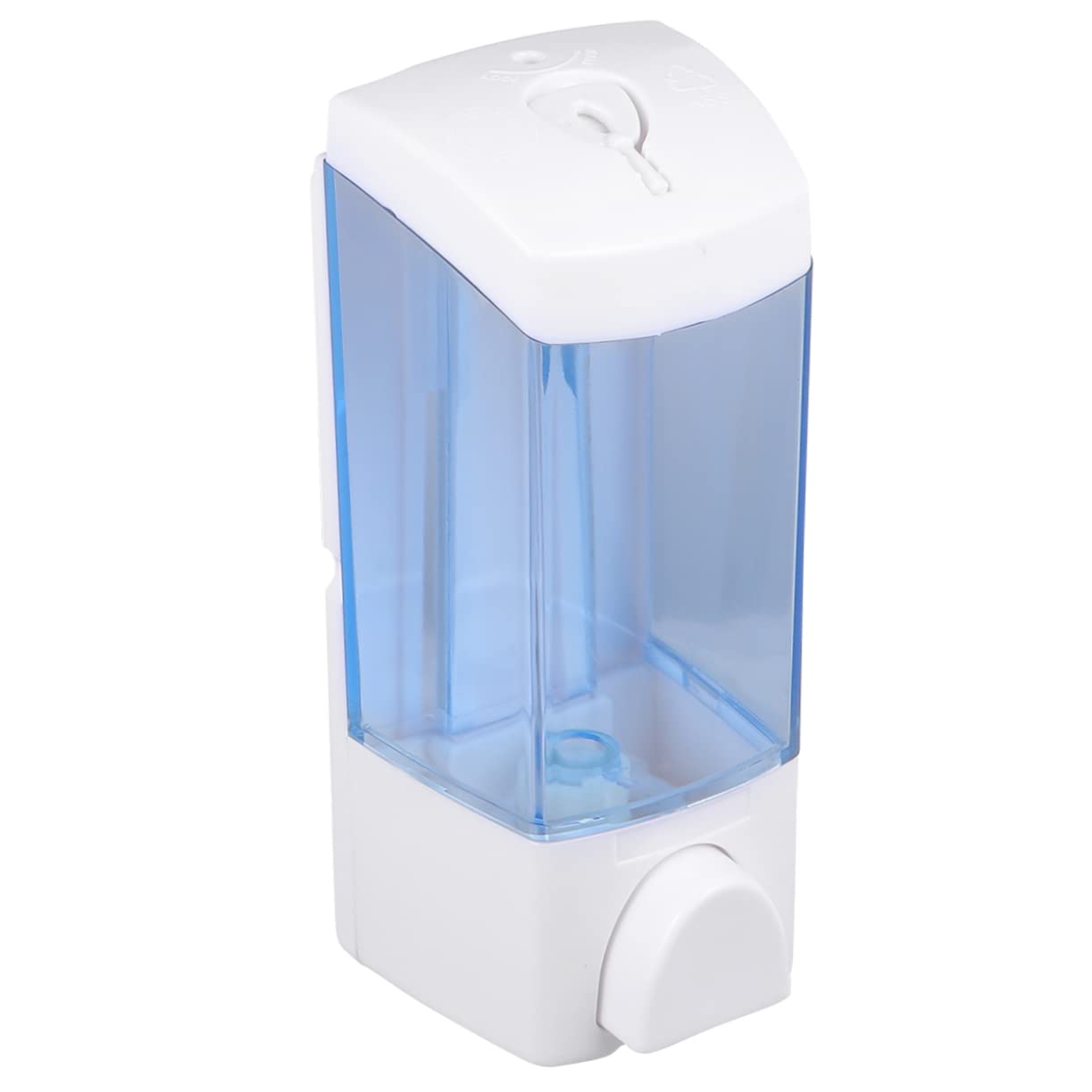 BRIGHTFUFU 300ml Wall-Mounted Soap Pump Refillable Soap Dispenser for Home Hotel Use