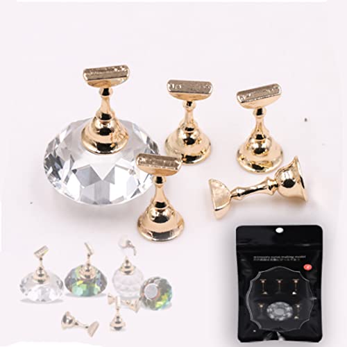 Nail Tips Stand Holder, Magnetic Nail Tip Practice Stand Stand Salon Diy Manicure Nail Display Stand For Nail Art Equipment Nail-Art-Equipment 4 Types Practice (Type4) #TOP28