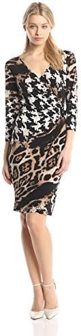 MSK Women's Printed Wrap Dress