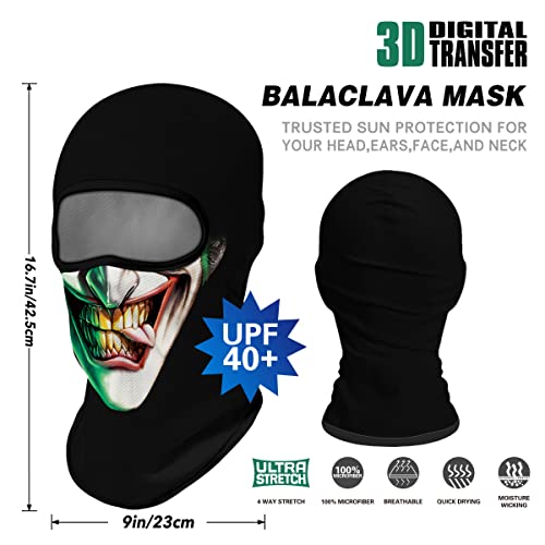 Image of Skull Full ski Mask, 3D Balaclava, UV Sun Protection,Motorcycle /Ski /Scarf /Cycling /Fishing for Men