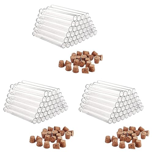 Tubes à essai en plastique 20ml pour ranger épices et échantillons sans casser