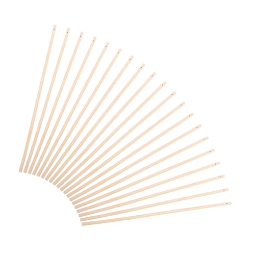 HANABASS 20pcs Wooden Lantern Sticks DIY Handle Rods for Indoor and Outdoor Lanterns for Festivals and Parties for Homemade Decorations