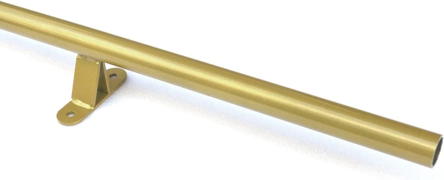 Sliding Ladder Kit with Rolling Library Rail Track Track kit(Gold,13ft/400cm Track kit)