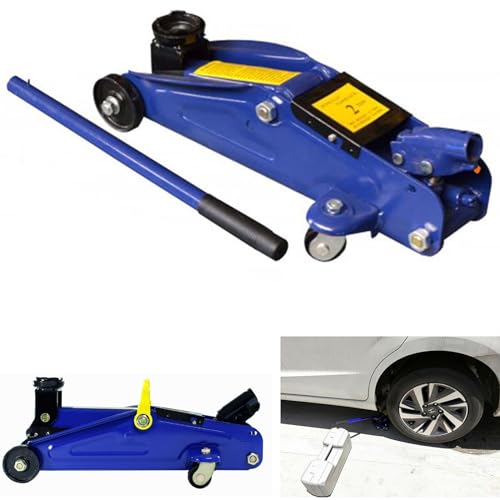 Cric hydraulique professionnel 2T avec sac de transport, pour voiture, camionnette, garage, lifting