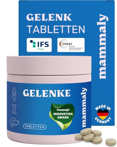 mammaly NEUHEIT 2026: Gelenktabletten mit Grünlippmuschel (200 Stück)