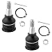 WEDOAUTO 2pcs Front Lower Ball Joints Fit For Acura MDX 2001-2006, For Honda Pilot 2003-2008 Replace# K80281