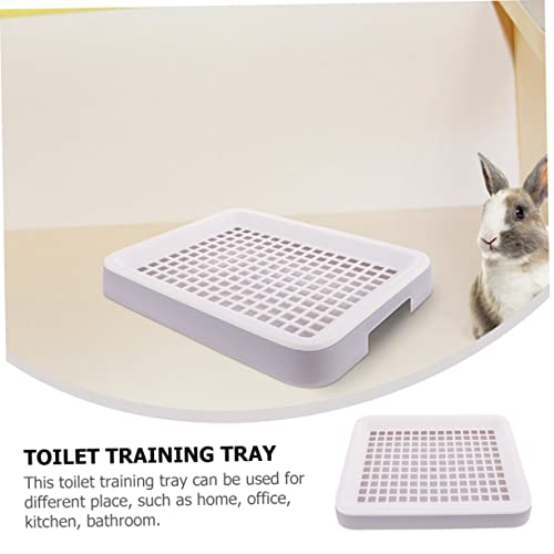FOMIYES Caixa De Banheiro Para Animais De Estimação Bandeja De Areia Para Animais De Estimação Trein
