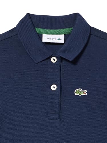 Lacoste Girls Long Sleeve Pique Fit & Flare Polo Dress2