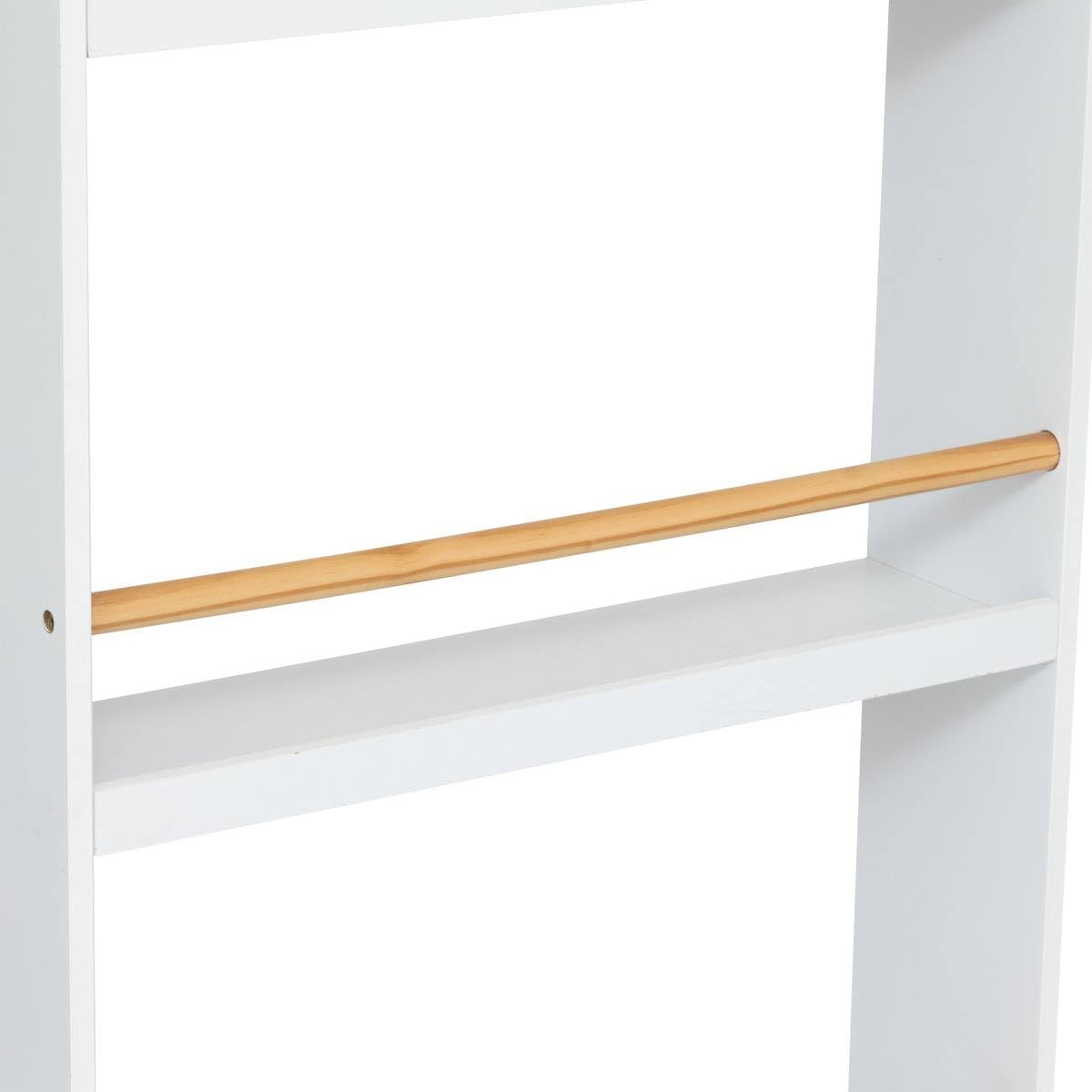 Atmosphera - Bibliothèque Enfant 4 étagères - Blanc H118 cm