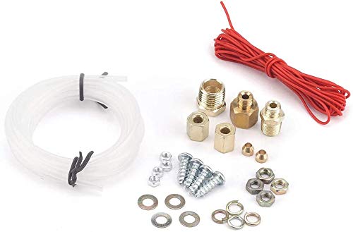 Ffl Triple Gauge Kit,Oil Volt Water Gauge - Chrome Oil Pressure, Voltage,And Water Temperature,3 In 1 Car Triple Meter Auto Gauge Set #TOP3