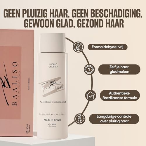 Baaliso Keratin Haarglättung -150ml Keratin Glättung Haar Produkte, Anti Frizz Haarpflege Damen, Brasilianische Haarglättung, Keratins Behandlung für alle Haartypen, bis zu 6 Monate glattes Haar