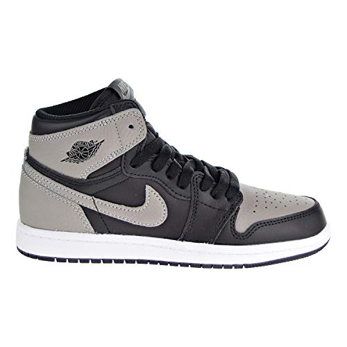 Nike Jordan 1 Retro High OG Little Kids' Shoes Black/Medium Grey/White aq2664-013 (11 M US)