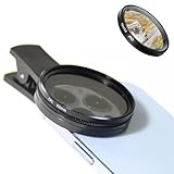 Cpl Filter,58mm Universeller Filterclip,Cpl Filter Handy,Polarisationsfilter Für Handykamera,Kompatibel Mit iPhone 16/15/14/13/12/11 Serie/Samsung/Android-Smartphones