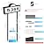 Solar Address Signs for Yard, Solar Powered Address Sign with Warm White & Cold White, IP65 Waterproof Solar House Numbers for Outside, LED Illuminated Plaques Wall Mounted & In Ground