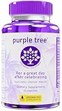 purple tree Post-Celebration Wellness Supplement for Liver Support & Hydration | Liposomal Dihydromyricetin (DHM), L-Glutathione, Milk Thistle, B Vitamins, Minerals, Willow Bark | 30 Pills