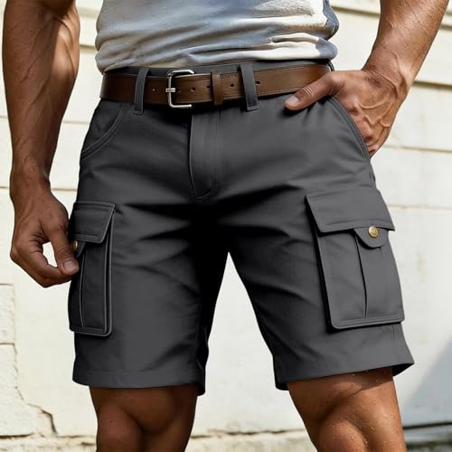 Pantalon court tactique multi-poches en version short cargo robuste