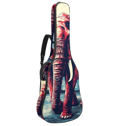 Sac pour guitare grand étui étanche multicolore 42.9 pouces avec plusieurs poches