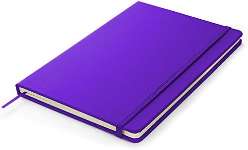 A5 notebook with rubber band. Notebook contains 160 pages (80 sheets) with lines.
