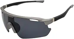 Óculos de Sol Esportivo com Mola na Haste para Corrida Baixa Pace Premium Ciclismo Bike UV400 Masculino Feminino Unisex - Modelo Cooper - Cacife Brand