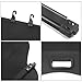 IKON MOTORSPORTS Cargo Cover, Compatible with 2007-2011 Honda CR-V, Factory Style Black Retractable Rear Security Trunk Cover Privacy Shield