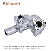 Upgrade Aluminum Thermostat Housing Assembly.(1PCS) Replaces Part # 5R3Z-8592-BA 5R3Z8592BA. Fit For 2005-2010 Ford Mustang 4.0L V6.