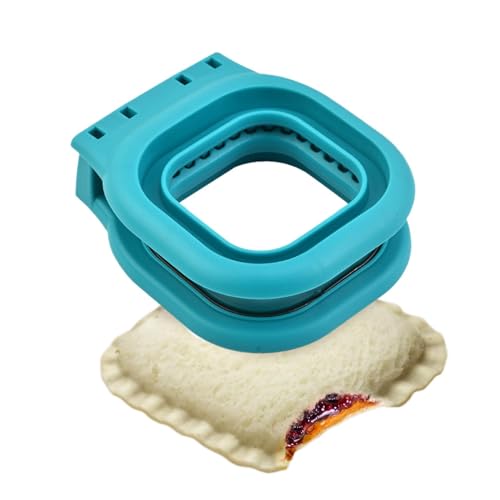 Moreeulsi Cortador y sellador de sándwiches,Cortador y sellador de moldes para sándwiches | Cortador de molde para sándwich de pan,Cortadores de sándwiches multifuncionales para almuerzo, cortador y
