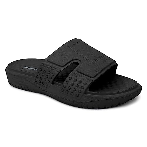 Image of Hygear Men's Garcia EVA Slides | Ultra Soft Cushion | Lightweight | Waterproof | Stylish |Anti-Skid | Comfortable Everyday Slides for Men