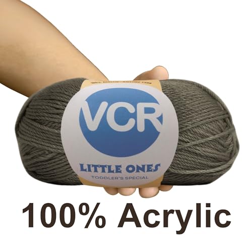 Image of VCR Seaweed Yarn, 100 Grams Hank, 190 Meters Length, Acrylic Ball for Crochet and Knitting, Soft Crosia Threads, Pack of 1 Yarn, Suitable for DIY Crafts