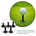 MUELODSIC Golf Tees Set 5Pcs Flat Surface Golf Ball Holders 42-80Mm for Driving Range Practice