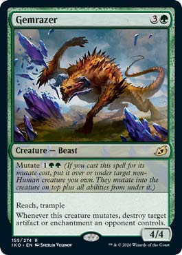 mtg ikoria white cards Magic: The Gathering - Gemrazer - Foil All cards will be Reducing triggered ability cost Transformers Color:Pink