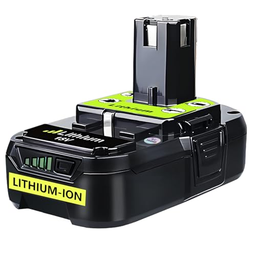 Image of Replacement for Ryobi 18V Battery: 4.0Ah Lithium-Ion for P107 P108 P109 Cordless Power Tools Craft Creator Woodworker Gardening Work 1 Pack