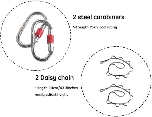 Aerial Yogatuch Hängematte | Vertikaltuch | Trapez Schaukel | Yogatuch zum Aufhängen | Aerial Silks | Akrobatik Tuch | Yoga Schaukel Hochelastischer Stretching Band für Erwachsene(5M*2.8M) (5)