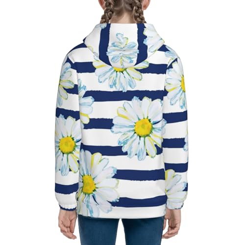 Dino on a Skateboard Surf Kid Hoodies Boys Zip Up Sweatshirts Girls Pullover with Pocket 5