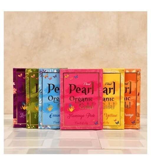 EITHEO Organic Gulal for Holi Celebration - Herbal Colors, Eco-Friendly, Non-Toxic | Washable & Easy to Remove | Pack of 6 1